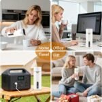 Travel Kettle, Portable Travel Tea Electric Kettle for Hot Water, Small Kettle with 4 Temperature Controls, 304 Stainless Steel, Fast Boiling Water with Auto Shut-Off (White, 400ML) - Image 6