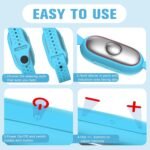 Sleep Aid Device, Hand Micro-Current Sleep Instrument Anxiety Device, Portable Rechargeable Sleep Aid for Anxiety and Insomnia (Blue) - Image 4