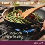 Anolon Smart Stack Hard Anodized Nonstick Frying Pan Set / Skillet Set - 8.5 Inch and 10 Inch, Black - Image 5