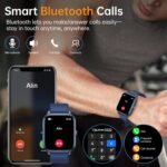 Smart Watch for Men Women, Fitness Tracker (Answer/Make Call), 1000 mAh Battery, 120+ Sport Modes, Step Counter/Sleep Monitor Fitness Watch, Smartwatch for Android/iPhone (Deep Blue) - Image 3