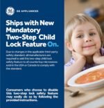 GE Compact Countertop Microwave Oven, 1.1 Cubic Ft., 950w Capacity, 6 Auto Cook Settings, Child-Lock Technology, Dorm Room, Apartment, Stainless Steel - Image 3