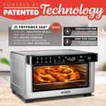 Gourmia Toaster Oven Digital Air Fryer - Convection Mode with 4 Slice Capacity, 3 Rack Positions, 12 Presets, Toast, Bagel, Bake, Roast, Broil, Dehydrate, Popcorn, Fits 9" Pizza, Stainless Steel - Image 4