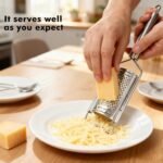 Cheese Grater Lemon Zester Grater with Handle Kitchen Grater Set of 5 Stainless Steel for Cheese Spices Ginger Garlic Chocolate Vegetable Fruit - Image 4