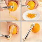 Cheese Grater Lemon Zester Grater with Handle Kitchen Grater Set of 5 Stainless Steel for Cheese Spices Ginger Garlic Chocolate Vegetable Fruit - Image 5
