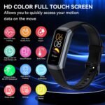 Fitness Tracker Smart Watch for Men Women, Heart Rate Blood Oxygen Sleep Monitor, 20+ Sports Modes, Step Activity Tracker,for Android iOS Phones - Image 3
