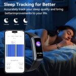 Fitness Tracker Smart Watch for Men Women, Heart Rate Blood Oxygen Sleep Monitor, 20+ Sports Modes, Step Activity Tracker,for Android iOS Phones - Image 4