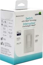 Leviton Decora Smart Switch with Z-Wave Technology, DZ15S-R52, White with Ivory and Light Almond Faceplates - Image 3
