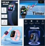 Smart Watch for Kids, 4G Phone Calling Text Messaging Child Phone Smartwatch with WiFi, Voice Video Chat, Bluetooth, Alarm, Pedometer, Wrist Watch for 4-16 Boys Girls Birthday Gifts. - Image 5