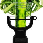 Original Vegetable Peeler, Potato Peelers for kitchen Carbon Steel Blade 3-Pack Grey/Blue/Black - Image 6