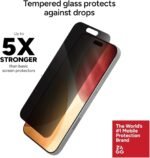 ZAGG Glass Elite Screen Protector for iPhone 14/16e/13/13 Pro - 5X Stronger Tempered Glass, Scratch & Smudge-Resistant, VisionGuard Blue-Light Protection, InvisibleShield, Easy to Install - Image 4