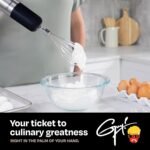 Guy Fieri's Flavortown Immersion Blender with DynamicShaft Technology, 400W & One-Hand Speed Control – Perfect for Soups, Sauces, Smoothies, Baby Food & More – Hand Blender & Electric Whisk - Image 4