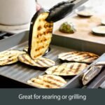 All-Clad HA1 Hard Anodized Nonstick Grill 11x11 Inch Oven Safe 350F Pots and Pans, Cookware Black - Image 5