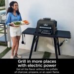 Ninja | Grill & Smoker | Outdoor Woodfire Pro XL | 4 in 1 Grill, BBQ Smoker, Air Fryer & Bake | Portable | Includes Built in Thermometer & 2 Woodfire Pellet Packs | Dark Grey | OG850 - Image 5