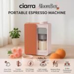 CIARRA Bloombox Compact Single Serve Coffee Maker, 15 Bar Rich Flavor Brew Espresso Coffee Machine for Travel Camping RV Office Home, Easy to use, 6.1oz Stainless Steel Water Tank - Image 3