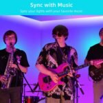 100FT Smart LED Strip Lights , RGB Strip Lights Sync to Music with 40 Key Remote Controller LED Lights for Bedroom, Christmas Lights decration (Multi-Colored, 100FT) - Image 3