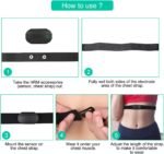 COOSPO Bluetooth Heart Rate Monitor Chest Strap H808S, ANT+ BLE HR Monitor Chest, HRM IP67 Waterproof, 300H Battery Life - Image 4