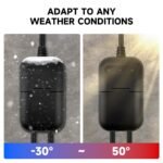 EP Outdoor Smart Plug, Waterproof IP66 WiFi Plug with 2 Individually Sockets, Compatible with Alexa & Google Assistant, Smart Outdoor Outlet for String Lights, UL Certified, Black - Image 5