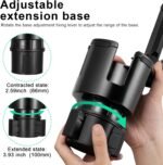 This Hill Car Cup Holder Expander Adjustable Base with Phone Mount 360° Rotation Cup Holder Cell Phone Holder for Car Compatible with iPhone All Smartphones - Image 5