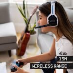 ASTRO Gaming A20 Wireless Headset Gen 2 - Compatible with PlayStation 4 & 5 / PC/Mac - White/Blue - Image 3