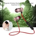 POCREATION Bluetooth Neckband Headphones, Magnet Bluetooth Sports Earphone Headset Headphone Sport Noise Cancelling Headphone for Gym Workout Running (Black) - Image 3