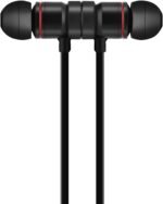 POCREATION Bluetooth Neckband Headphones, Magnet Bluetooth Sports Earphone Headset Headphone Sport Noise Cancelling Headphone for Gym Workout Running (Black) - Image 4