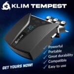 KLIM Tempest Laptop Cooler with Vacuum Fan - New - Gaming Laptop Fan with Display - Temperature Detection + Automatic/Manual Mode - 4000 RPM - Portable - Compatible with Laptop Cooling Pads - Image 3