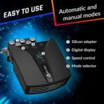 KLIM Tempest Laptop Cooler with Vacuum Fan - New - Gaming Laptop Fan with Display - Temperature Detection + Automatic/Manual Mode - 4000 RPM - Portable - Compatible with Laptop Cooling Pads - Image 5