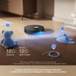 DREAME L50 Ultra Robot Vacuum and Mop Black with Auto-Empty and Mop Self-Cleaning, Precise Obstacle Avoidance, 19,500Pa Suction, HyperStream Detangling DuoBrush - Image 4