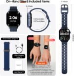 Large Display GPS AMOLED Smartwatch w/Interchangeable Bands, Heart Rate, Oxygen & Sleep Sensors, 50m Waterproof, 170+ Sport Tracking, iOS/Android(Blue) - Image 5