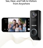 Philips WiFi Smart Lock with Handle Bundle with Security Video Doorbell Camera - Image 5