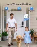 Philips WiFi Smart Lock with Handle Bundle with Security Video Doorbell Camera - Image 6