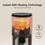 Portable Espresso Maker,Self-Heating Electric Mini Coffee Machine,Up to 20-Bar Pressure,Compatible with NS Capsules & Fine Grind,Coffee Maker for Outdoor Camping,Hiking,RV & Car, travel (Black) - Image 3