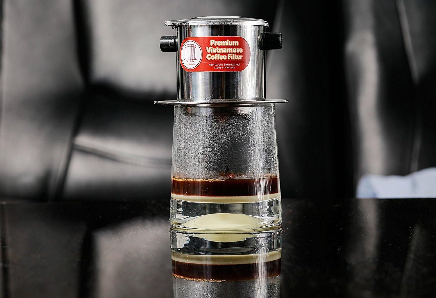 Vietnamese Coffee Filter Set. Also known as a Vietnamese Coffee Maker or Press 8oz. Gravity Insert. Multiple Sizes and Quantities Available - Image 3