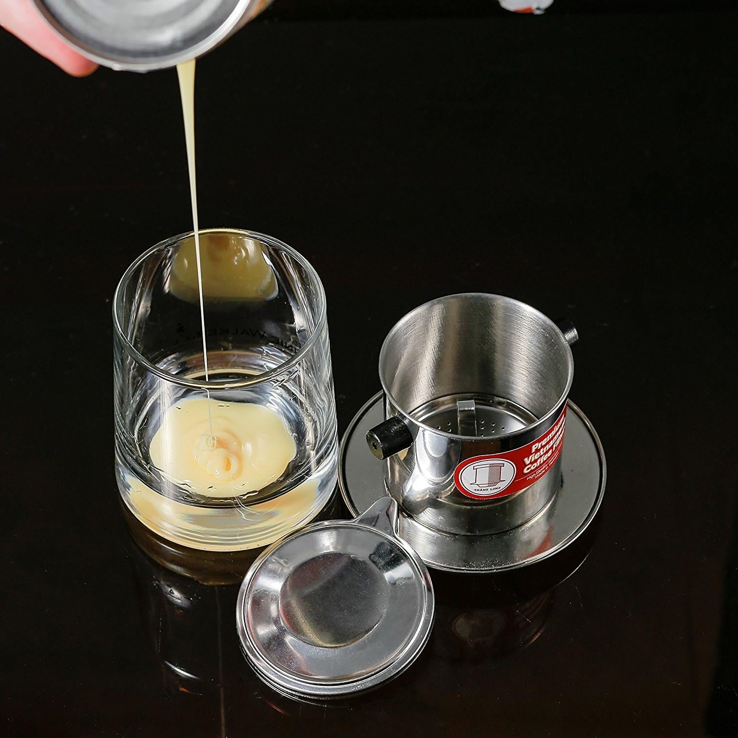 Vietnamese Coffee Filter Set. Also known as a Vietnamese Coffee Maker or Press 8oz. Gravity Insert. Multiple Sizes and Quantities Available - Image 4