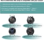 HSWAI Compatible with Samsung Galaxy Watch 46mm Bands/Gear S3 Frontier, Classic Watch Bands/Galaxy Watch 3 Bands 45mm, 22mm Soft Silicone Bands Bracelet Sports Strap for Men & Women. - Image 3