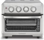Cuisinart Air Fryer + Convection Toaster Oven, 8-1 Oven with Bake, Grill, Broil & Warm Options, Stainless Steel, TOA-70 & CPT-180WP1 4-Slice Metal Classic Toaster, White/Stainless Steel - Image 3