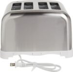 Cuisinart Air Fryer + Convection Toaster Oven, 8-1 Oven with Bake, Grill, Broil & Warm Options, Stainless Steel, TOA-70 & CPT-180WP1 4-Slice Metal Classic Toaster, White/Stainless Steel - Image 4