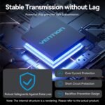 VENTION 10Gbps USB 3.2 Hub, USB Hub with 4 USB A 3.2 Ports, USB 3.2 Gen 2 Splitter USB Expander for Chromebook Surface Pro 3 iMac PS4 Laptop Xbox Flash Drive - Image 4