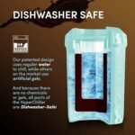 HyperChiller HC2M Patented Iced Coffee/Beverage Cooler, NEW, IMPROVED,STRONGER AND MORE DURABLE! Ready in One Minute, Reusable for Iced Tea, Wine, Spirits, Alcohol, Juice, 12.5 Oz, Mint Blue - Image 5