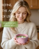 Matcha Whisk Set, Ceramic Matcha Set Includes Bowl with Spout, Whisk and Holder, Bamboo Scoop, Sifter and Tea Towel - 6 Pcs Matcha Kit Gift for Lovers Beginners (Pink) - Image 6