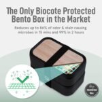 Double Premium Bento Box Adult, 67 fl oz BPA-Free - Black Stackable Lunch Box with Leak-Proof Lids & Dividers, Perfect for Meal Prep, Lunches & Portion Control - Image 5