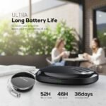 Wireless Headphones Ear Hook, 52Hrs Playtime, Open Ear Earbuds Bluetooth 5.4, Lightweight Headphones, Clip-On Ear Design, Dual Device Pairing, for Workouts - Image 3