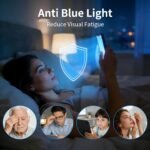 2-Pack Blue Light Tempered Glass Screen Protector for iPhone 16 Pro – Anti-Blue Light Tempered Glass, Eye Protection, 9H Scratch Resistant, Easy Installation - Image 7