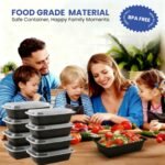 15 Pack 32oz Meal Prep Containers Reusable BPA-Free, Disposable Food Storage Containers with Lids, Leakproof To Go Food Containers Bento Box, Microwave Freezer Dishwasher Safe - Image 4