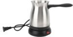 Electric Turkish Coffee Maker Machine, 600ML Stainless Steel Greek Turkish Coffee Pot with Anti Scald Handle, Heating Tea Maker Kettle for Arabic Tea Milk - Image 6