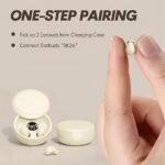 Mini Invisible Headphones Bluetooth 5.4 True Wireless Hidden in-Ear Earphones Sport Audio Earbud,Comfortable Mini Earbuds for Sleep Friendly Side Sleeping Earphones, for Work (Black) - Image 4