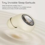 Mini Invisible Headphones Bluetooth 5.4 True Wireless Hidden in-Ear Earphones Sport Audio Earbud,Comfortable Mini Earbuds for Sleep Friendly Side Sleeping Earphones, for Work (Black) - Image 5