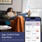 Go Smart Bridge Home Automation Hub for Motorized Blinds Compatible with Alexa, Google Home, IFTTT, Control4, Siri; Remote, App & Voice Control - Image 3