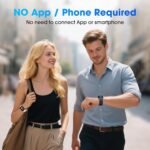 DAVIKO Pedometer Watch Senior Friendly No App/Phone Required, Waterproof Fitness Tracker Watch with Step Counter Calories/Sleep Tracker for Walking Running for Men Women - Image 3