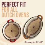 Pro Silicone Bread Sling 2 Pcs - 9in Round & Oval 482F Heat Resistant Dough Lifter, Non-Stick Dutch Oven Liners, Long Handles, Reusable Sourdough Bread Baking Supplies, Sourdough Gifts - Image 3